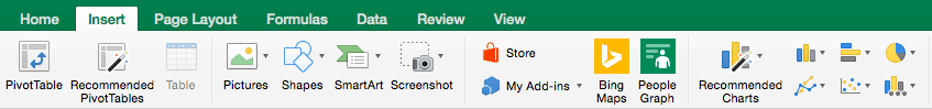 How to select chart type in Excel