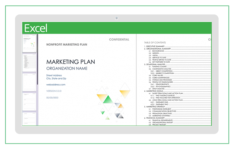 Marketing Plan Template